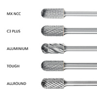 Cylindrical Radius Burr WRC 1/4" Shank SC