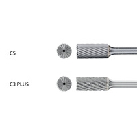 Miniature Burr ZYAS 3mm Shank - Cylindrical End Cut