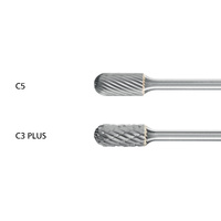 Miniature Burr WRC 3mm Shank - Cylindrical Radius Cut