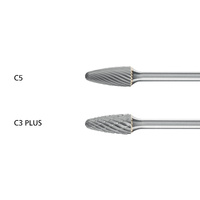 Miniature Burr RBF 3mm Shank - Tree Radius End