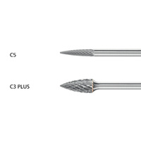 Miniature Burr SPG 3mm Shank - Pointed Tree