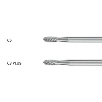Miniature Burr TRE 3mm Shank - Oval Shape
