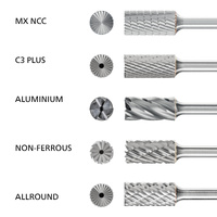 Cylindrical End Cut Burr ZYAS 6mm Shank