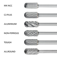 Cylindrical Radius Burr WRC 6mm Shank