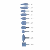 W Shapes 1/8" Shank AWCO Ceramic - Blue