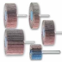Mounted Flap Wheel Fan Grinder Aluminium Oxide - 6mm Shank