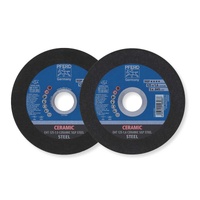 Cut-Off Wheels PREMIUM Range - Flat Ultra Thin CERAMIC - STEEL