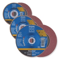 POLIFAN Flap Disc GP Aluminium Oxide - STEEL / INOX
