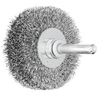 Shaft Mounted Wheel Brushes RBU - Crimped STEEL Wire
