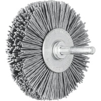 Shaft Mounted Wheel Brushes RBU - Plastic Filament Silicon Carbide (SiC)