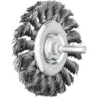 Shaft Mounted Wheel Brushes RBG - Twist Knot STEEL Wire