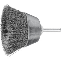 Shaft Mounted Cup Brushes TBU - Crimped STEEL Wire