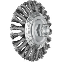 Flared Cup Brushes KBG - Twist Knot COMBITWIST STEEL Wire