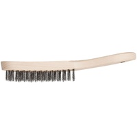 Hand Scratch Brushes HBU - INOX Wire - 290mm Wooden Body