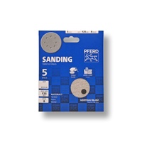 5 Pack paper Velcro Discs - Aluminium Oxide - 125mm 8 Hole