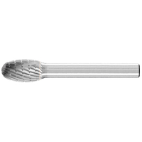 Oval Shape Burr TRE 6MM Shank TRE 1016/6 MX NCC