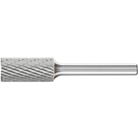 Cylindrical End Cut Burr ZYAS 1/4" Shank SB-5 ZYAS 12.7x25.4x6.35 C3 PLUS