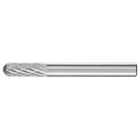 Cylindrical Radius Burr 1/4x5/8 WRC 1/4" Shank SC-1 WRC 6.35x15.9x6.35 C3 PLUS