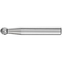 Ball Shape Tungsten Carbide Burr 1/4x3/16 KUD 1/4" Shank SD-1 KUD 6.35X4.8X6.35 C3 Plus
