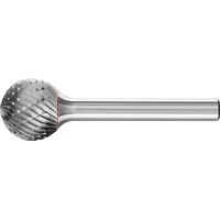 Ball Shape Burr 5/8x9/16 KUD 1/4" Shank SD-6 KUD 15.9x14.3x6.35 C3 PLUS