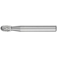 Oval Shape Burr 1/4x3/8 TRE 1/4" Shank SE-1 TRE 6.35x9.5x6.35 C3 PLUS