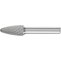 Tree Radius Burr RBF 1/4" Shank SF-6 RBF 15.9x25.4x6.35 C3 PLUS