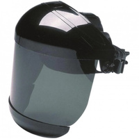 MSA Black Eagle Face Shield with Shade 5 Visor & Chin Guard