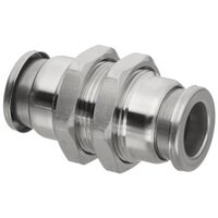 23-031-03 3/16 Tube Stainless Steel Push-In Bulkhead Union