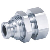 23-M031F-0402 4mm Tube x 1/8 BSP Stainless Steel Push-In Female Bulkhead Connector