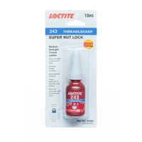 LOCTITE® 243 Threadlocker - Medium Strength - Blue - 10ml Bottle