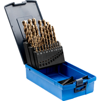25pc Drill Bit Set HSSE Cobalt (INOX) Sizes 1.0mm - 13.0mm