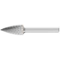Pointed Tree Burr SPG 1/4" Shank SG-5 SPG 12.7x25.4x6.35 MX NCC
