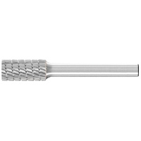 Cylindrical Burr ZYA 1/4" Shank SA-3 ZYA 9.5x19x6.35 MX NCC
