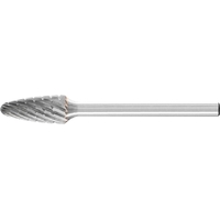 Tree Radius Burr RBF 1/4" Shank SF-1 RBF 6.35x15.9x6.35 MX NCC