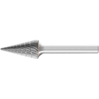 Pointed Cone Burr SKM 1/4" Shank SM-5 SKM 12.7x25.4x6.35 MX NCC