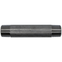 31-028B-16200 #28BSS 1''x200mm Long Stainless Steel Barrel Nipple