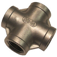31-037-06 #37SS 3/8 Stainless Steel Female Cross
