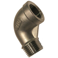 31-225-02 #25SS 1/8 NPT Stainless Steel M&F Elbow