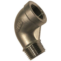 31-225-06 #25SS 3/8 NPT Stainless Steel M&F Elbow