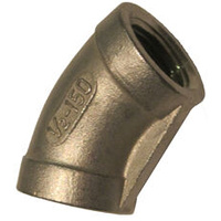31-234D-06 #34DSS 3/8 NPT Stainless Steel 45 Degree Female Elbow