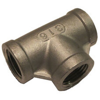 31-235-06 #35SS 3/8 NPT Stainless Steel Female Tee