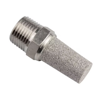 31-SM04 1/4 Stainless Steel Medium Silencer