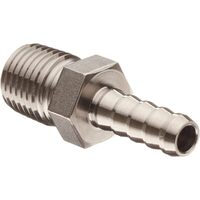 31-SSP.30502 P3SS 5/16 Barb x 1/8 BSPT 316 Hose Tails (male)