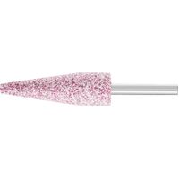 A Shape 1/4" Shank Aluminium Oxide - Pink - M Hardness  A1 6.3 ADW 30 M 5 V