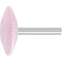 A Shape 1/4" Shank Aluminium Oxide - Pink - O Hardness  A36 6.3 AR 60 O 5 V