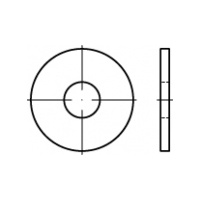 1-1/2" Flat Round Washer Thru-Hardened High Tensile - Large OD ASTM F436 Black