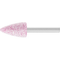 A Shape 6mm Shank Aluminium Oxide - Pink - O Hardness  A12 6 AR 30 O 5 V