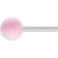 A Shape 6mm Shank Aluminium Oxide - Pink - O Hardness A25 6 AR 30 O 5 V