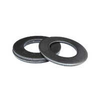 1/4" Flat Round Washer Thru-Hardened High Tensile ASTM F436 Black