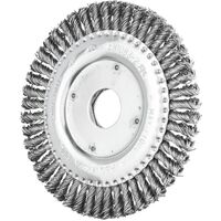 Wheel Brush with Arbor / Threaded Hole  RBG - Twist Knot STEEL - Pipeliner  RBG 12506/22.2 Pipe ST 0.50